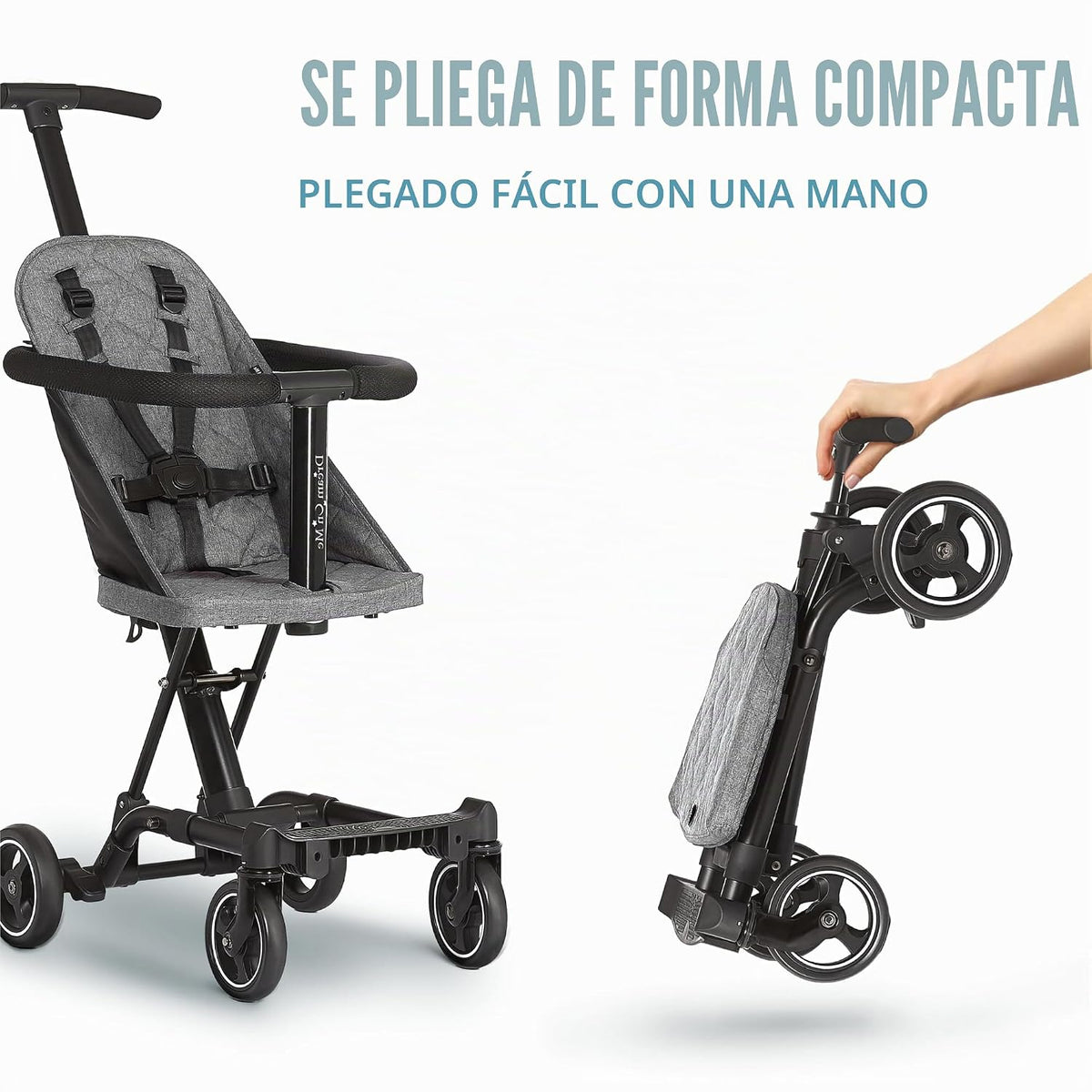 Dream On Me, paseo en cochecito Coast | Arnés de 5 puntos, ruedas s...