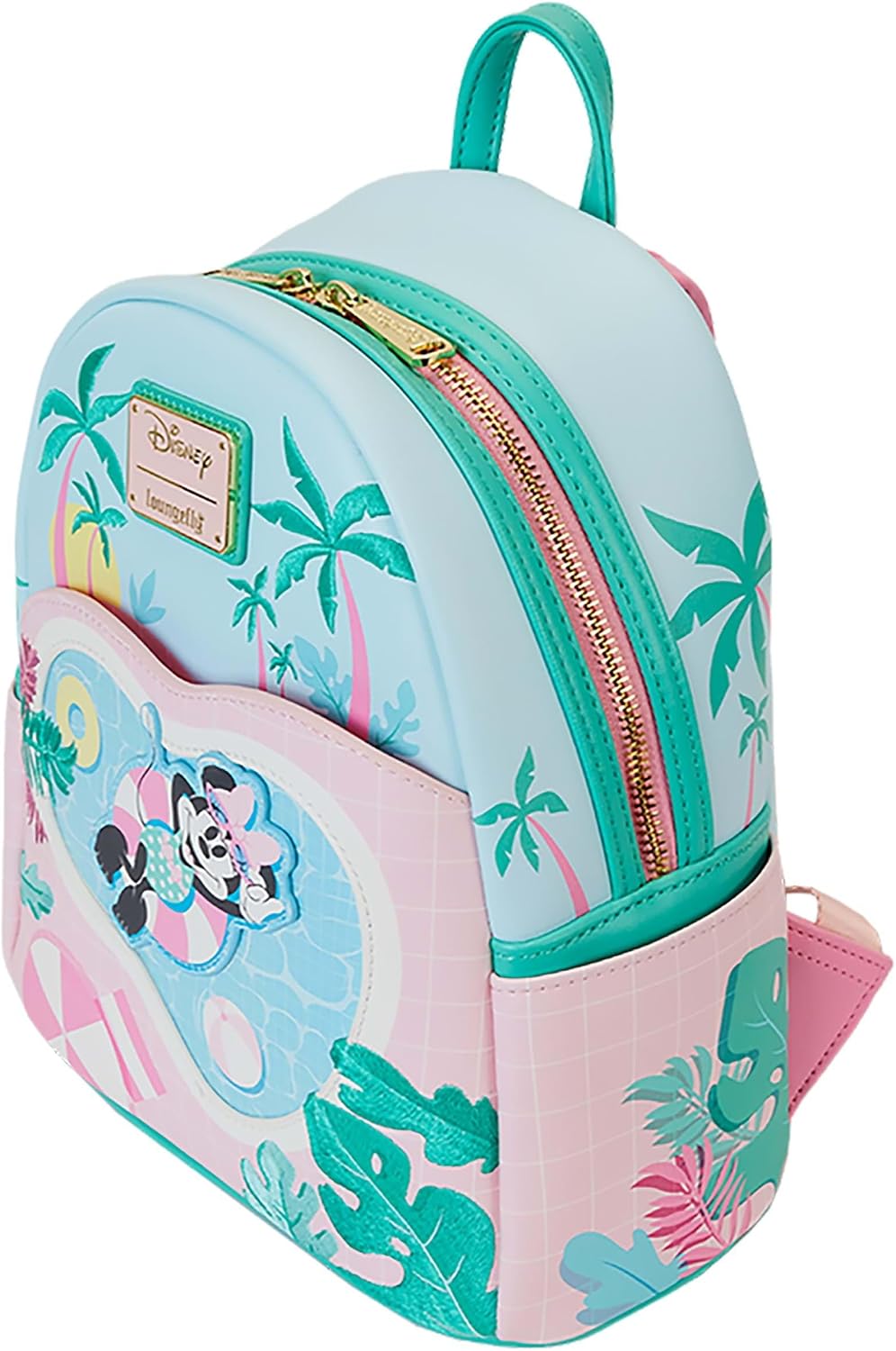 Loungefly Disney Minnie Vacation Style Mini Mochila Junto A La Pisc...