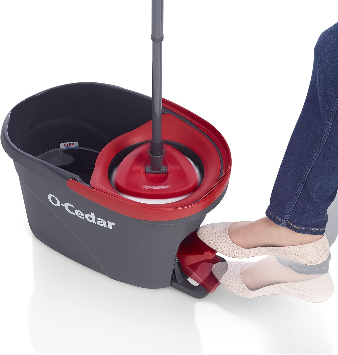 O-Cedar EasyWring - Sistema de limpieza de suelos con balde y frego...