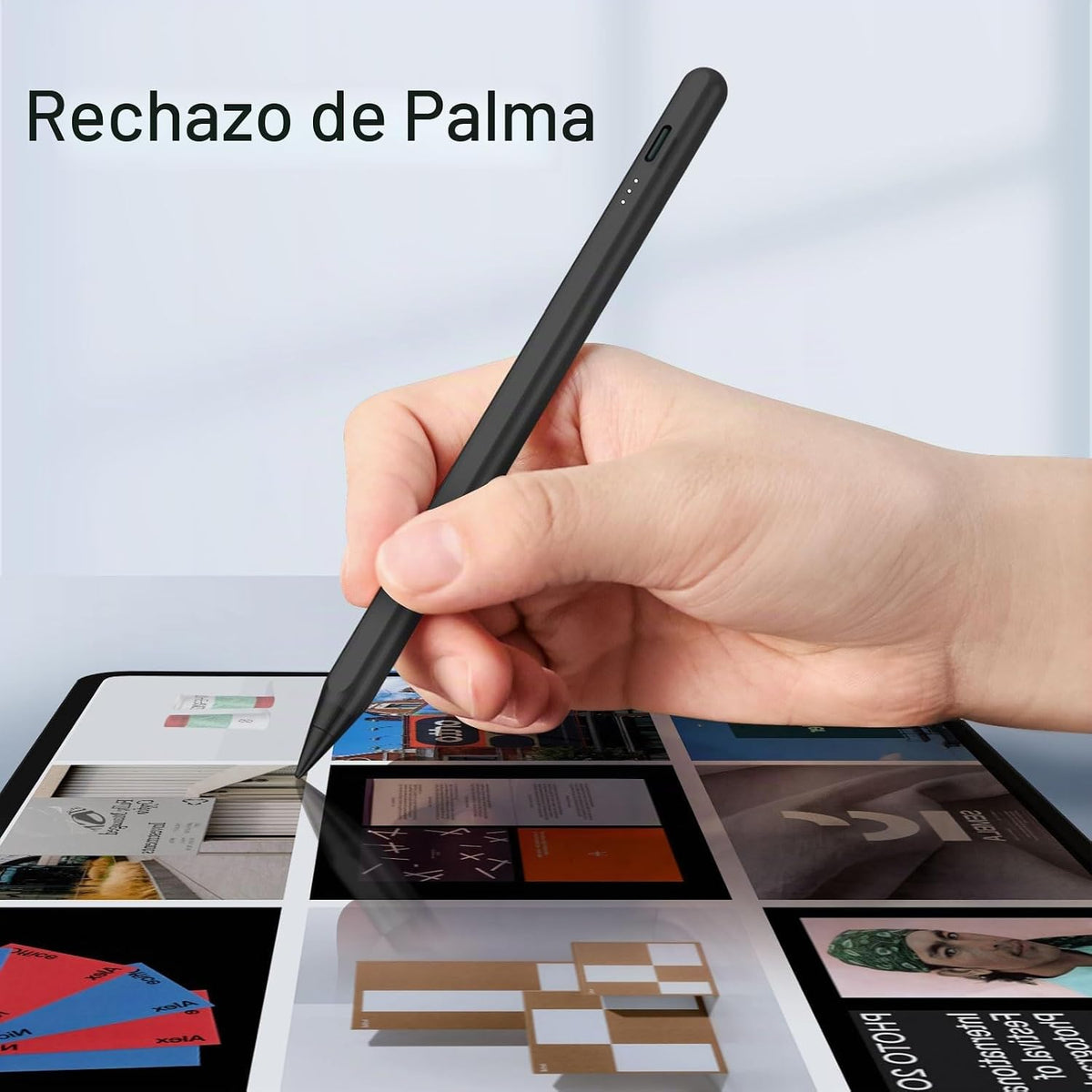 Lápiz óptico para iPad, lápiz óptico de carga rápida de 13 minutos...