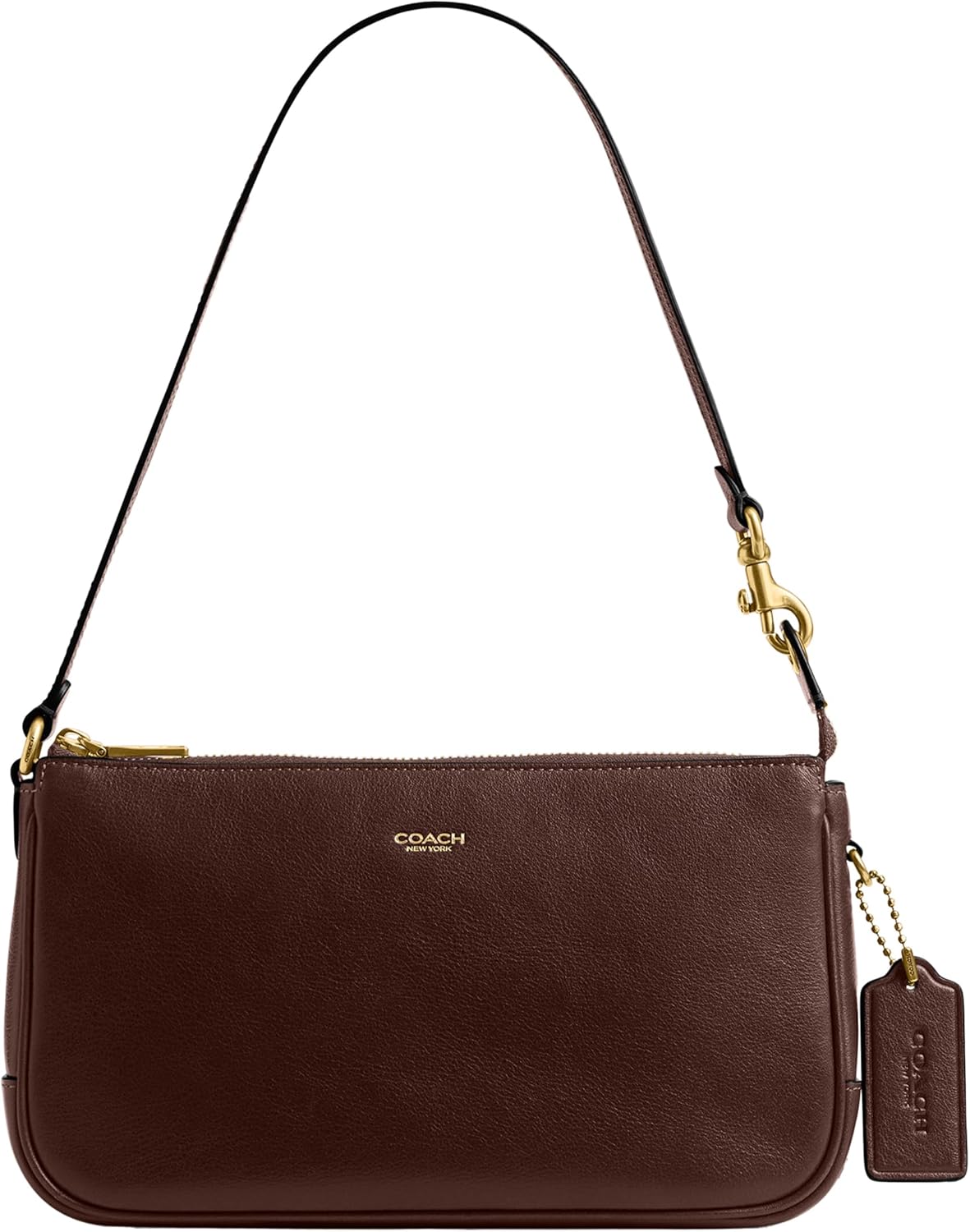 Bolso de mujer de cuero natural granulado Coach Plaza