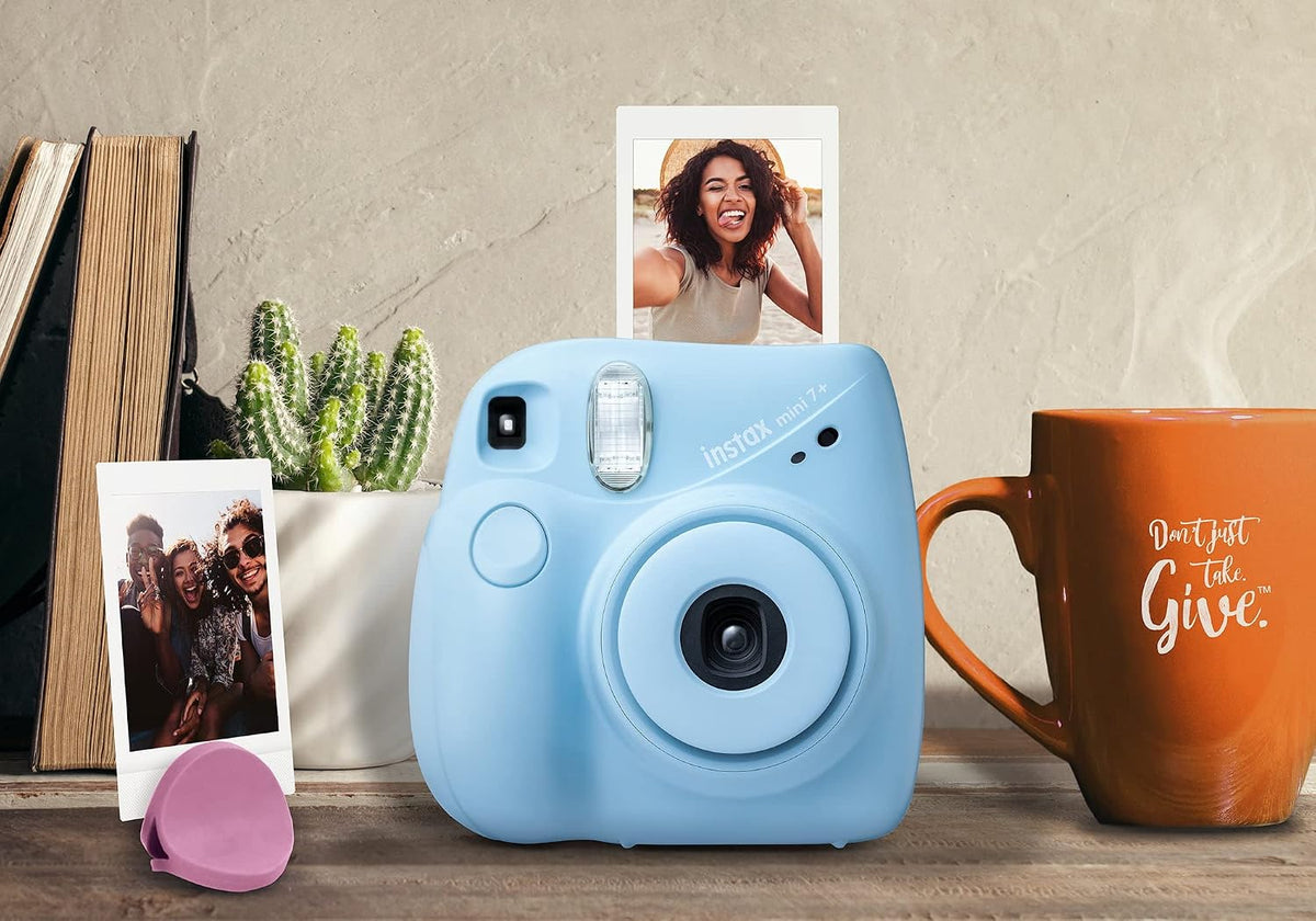 Cámara Fujifilm Instax Mini 7+, fácil de operar, portátil, práctica...