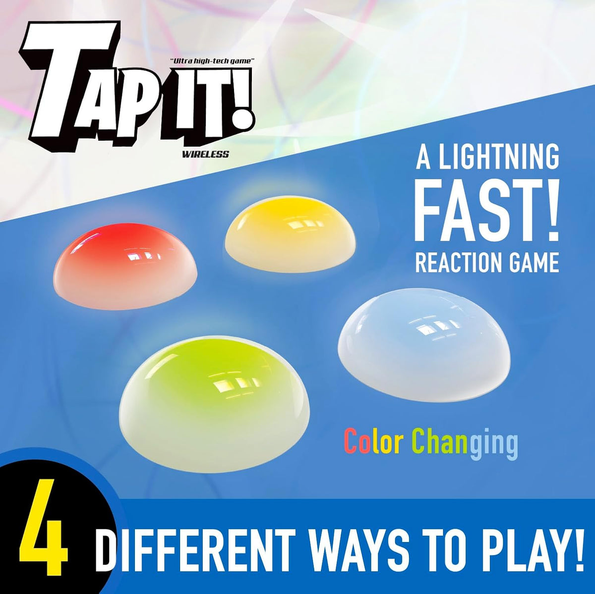 Fotorama Tap It - Juego de luz de reacción inalámbrica, 4 juegos en...