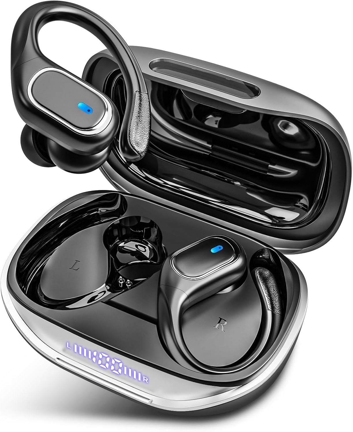 HAOYUYAN Auriculares inalámbricos Bluetooth 5.3 con reproducción de...