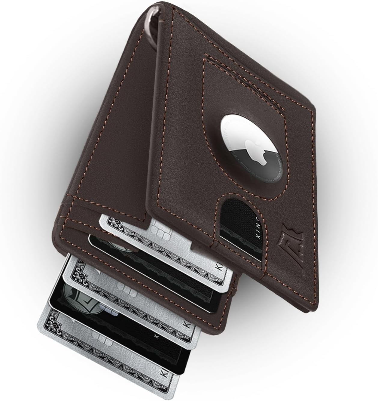 Kings Loot Billetera Inteligente y Rastreable Airtag para Hombres,...
