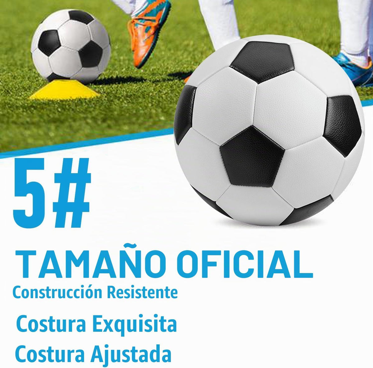 DHYLRICHER Paquete de 6 pelotas de fútbol cristianas de donación be...