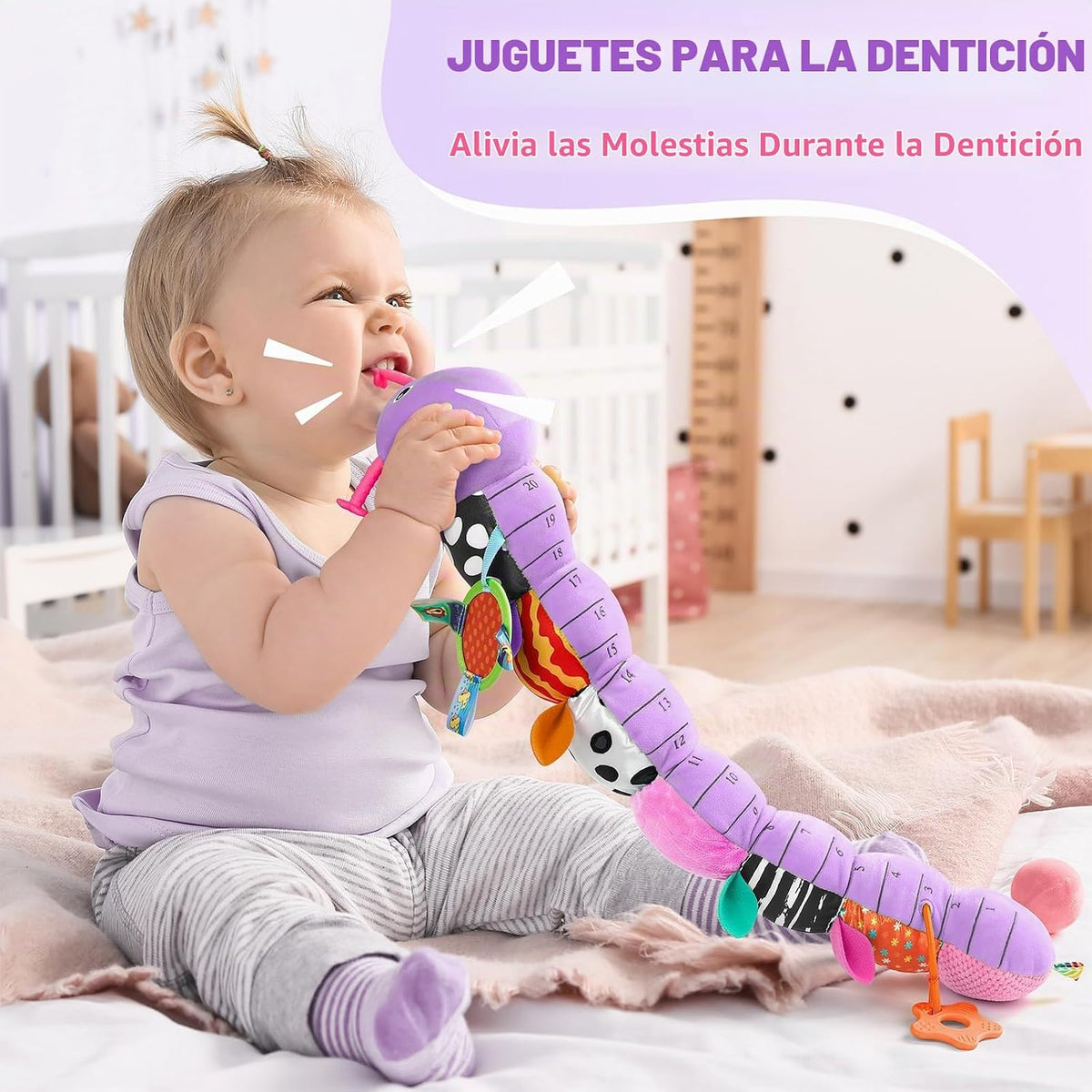 Sumobaby Juguetes para bebés 0-6 6-12 meses, juguete de peluche de...