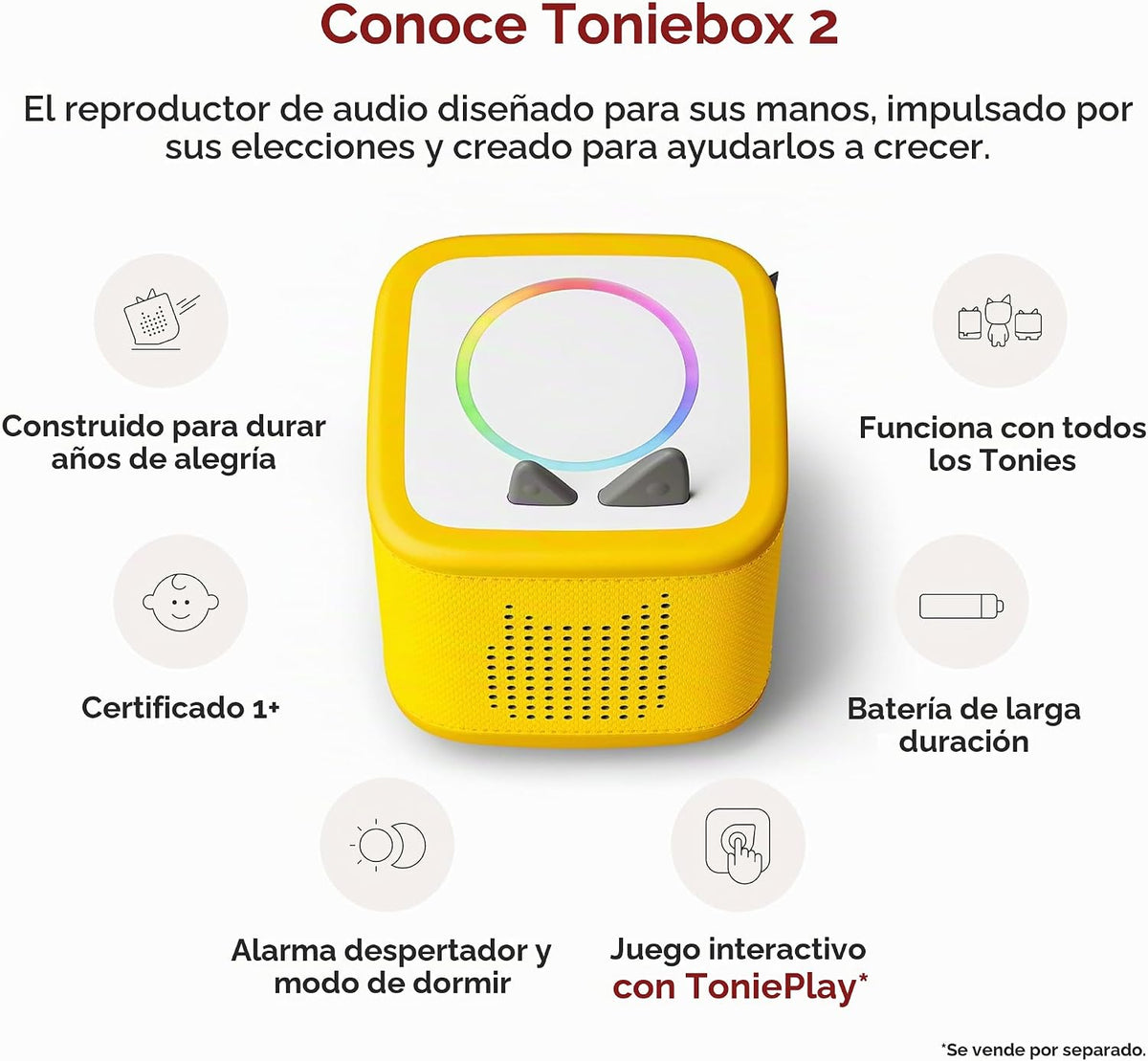 Toniebox - Paquete de 2 reproductor de audio Pokémon para niños de...