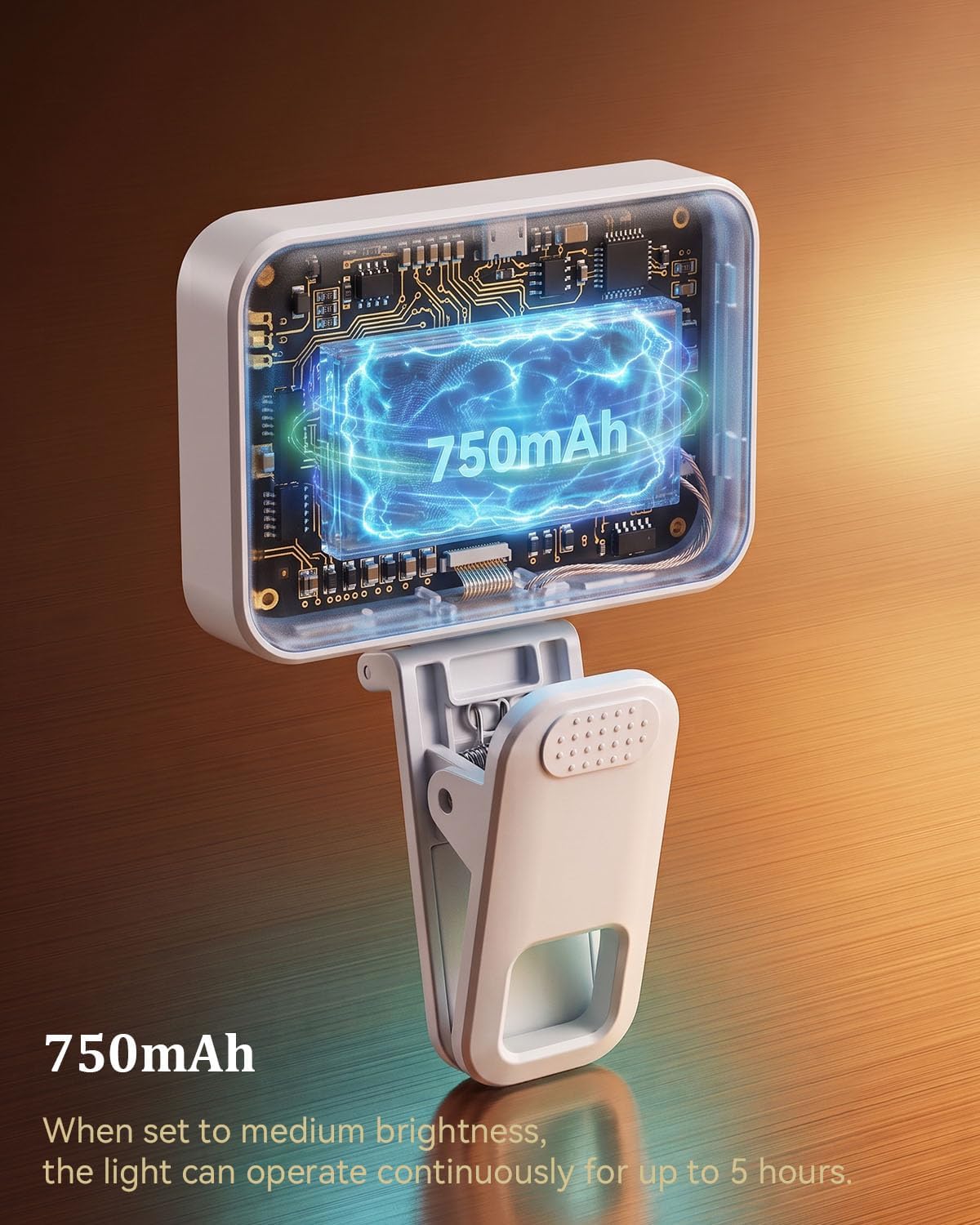 Luz de Selfie Portátil para iPhone: 90 Luces de Relleno LED Recarga...