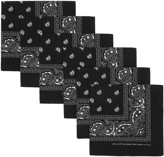 Bioworld Juego de pañuelos ligeros multicolores de 22.0 x 22.0 in (...