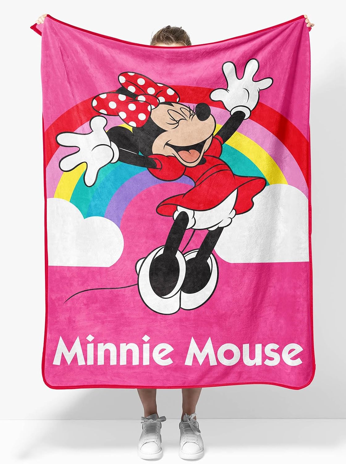 Sunny Side Up - Manta de felpa de Minnie Mouse de Disney para viaje...