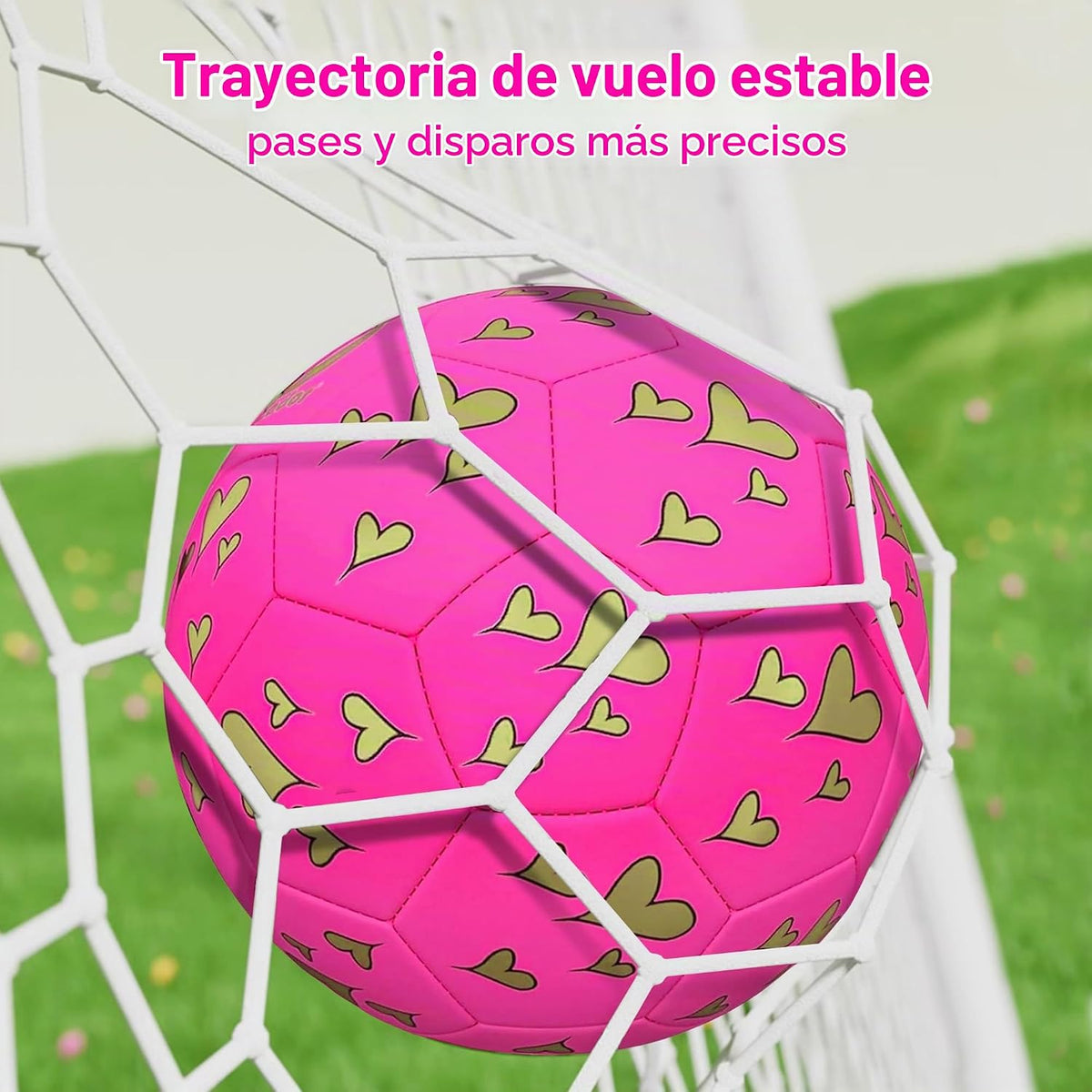Balones de fútbol Champhox talla 3 para niñas y niños pequeños de 3...