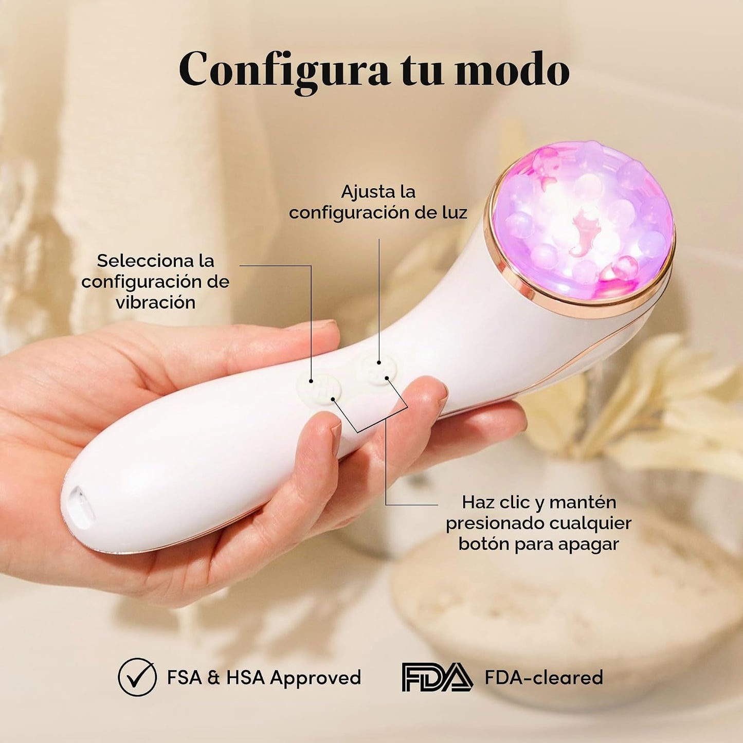 reVive Light Therapy Lux Collection Soniqué Limpiador, Cepillo Limp...