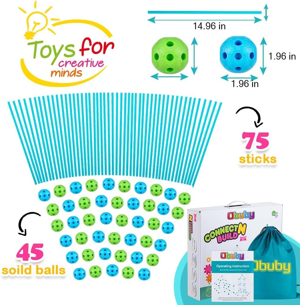 Obuby Fuerte de construcción para niños Juego de construcción 85\/1...