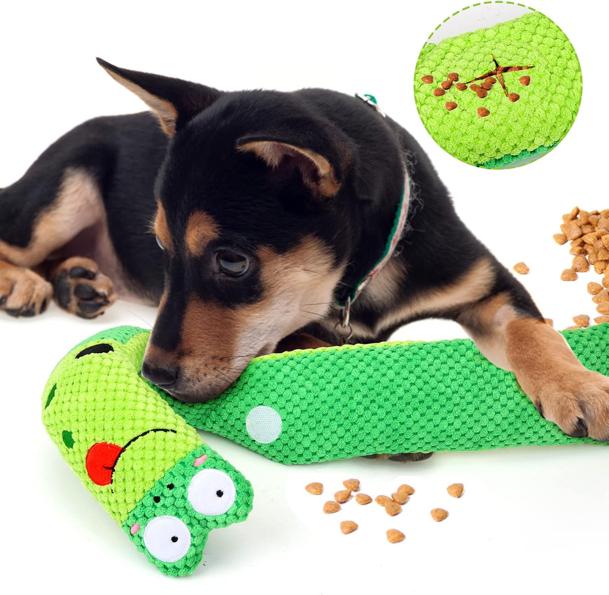 Letsmeet Juguetes para perros Squeak - Juego de liberación de estré...