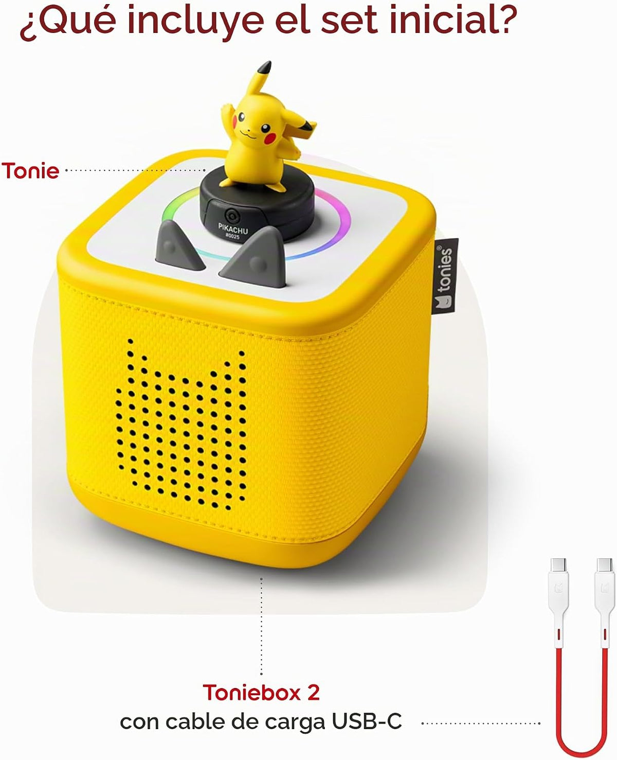 Toniebox - Juego de iniciación de 2 reproductores de audio Pokémon...