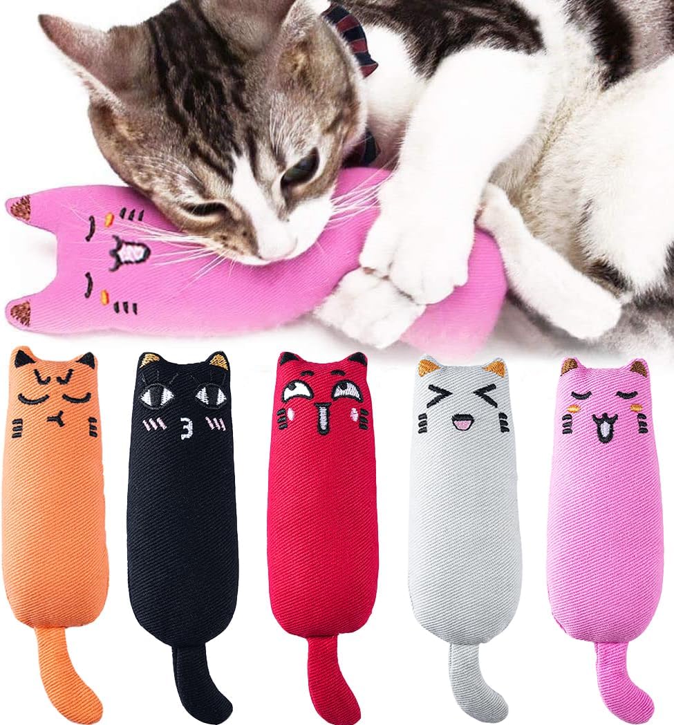 Legendog - 5 piezas de juguete para gatos, masticable, resistente a...