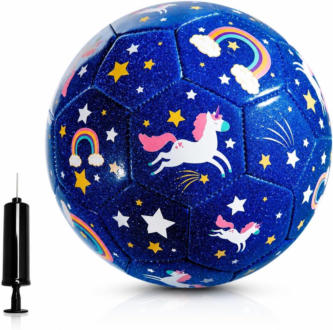 Balón de fútbol U&C Planet tamaño 2, 3, 4 para niños pequeños y jóv...