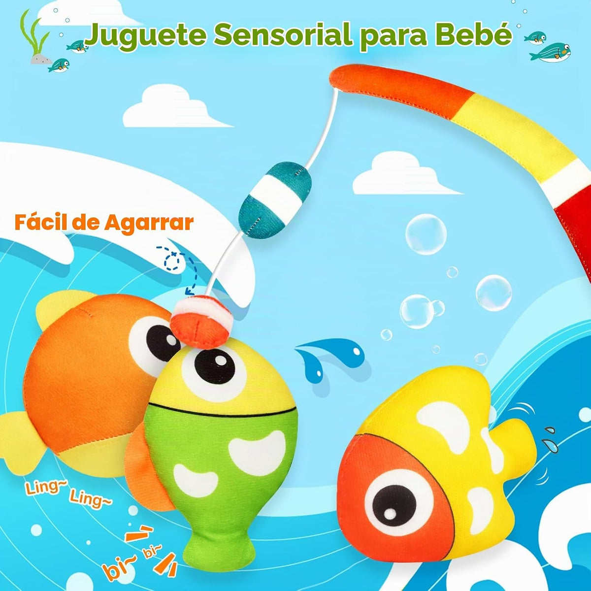 KMUYSL Juguetes para bebés 0-3-6-9-12 meses, mi primer juego de jug...