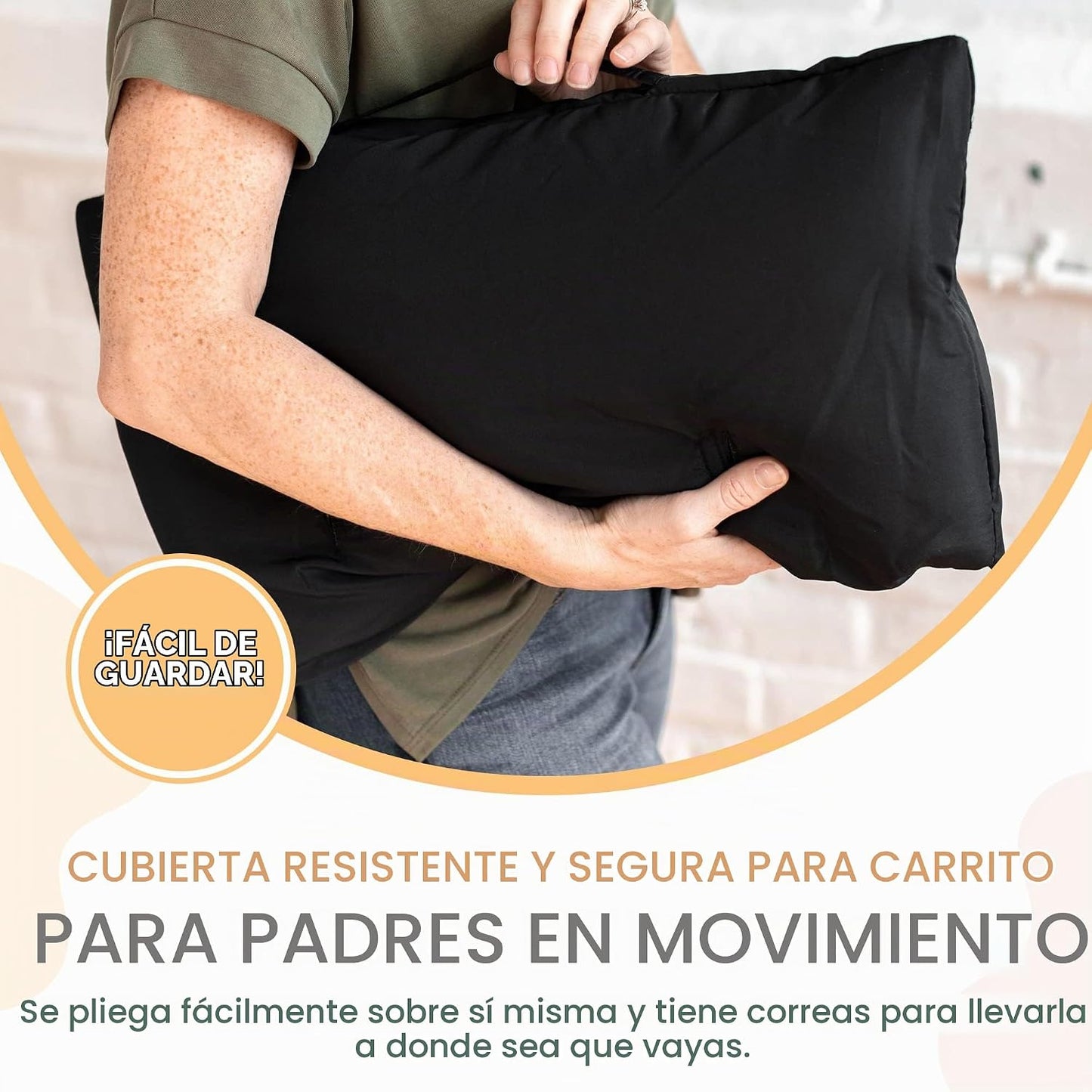 Binxy Baby Funda para silla alta 2 en 1 y funda para carrito de com...