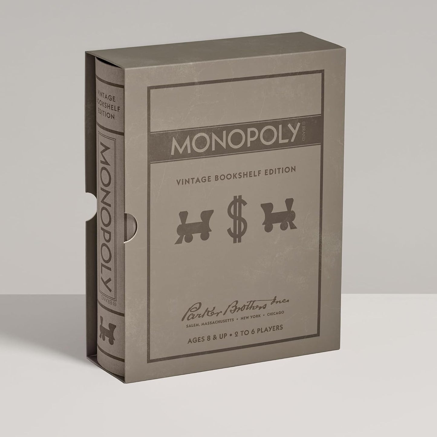 Juego de mesa monolio edición vintage de Libro de lino (versión E.U...