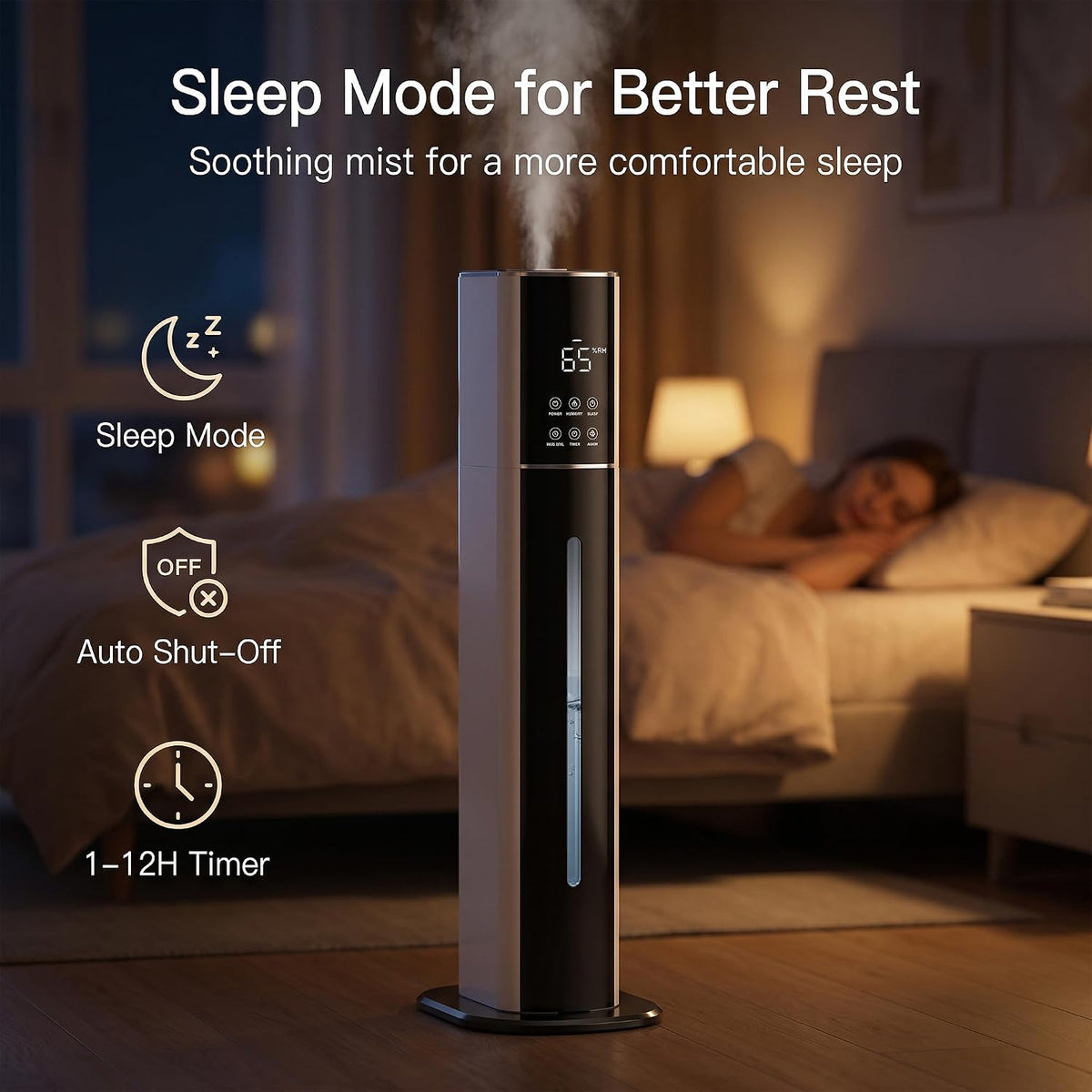 Humidificadores para habitaciones grandes, humidificadores de niebl...