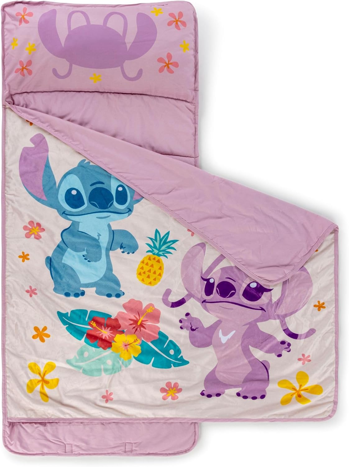 Jay Franco Tapete para siesta para niños con almohada y manta integ...