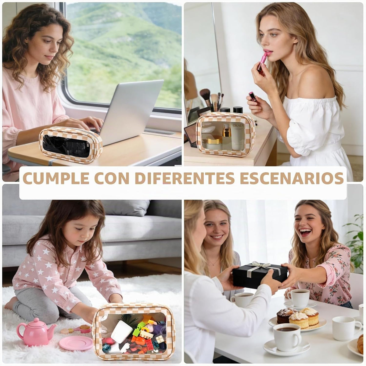 Bolsas para pañales, Caqui, Práctico: