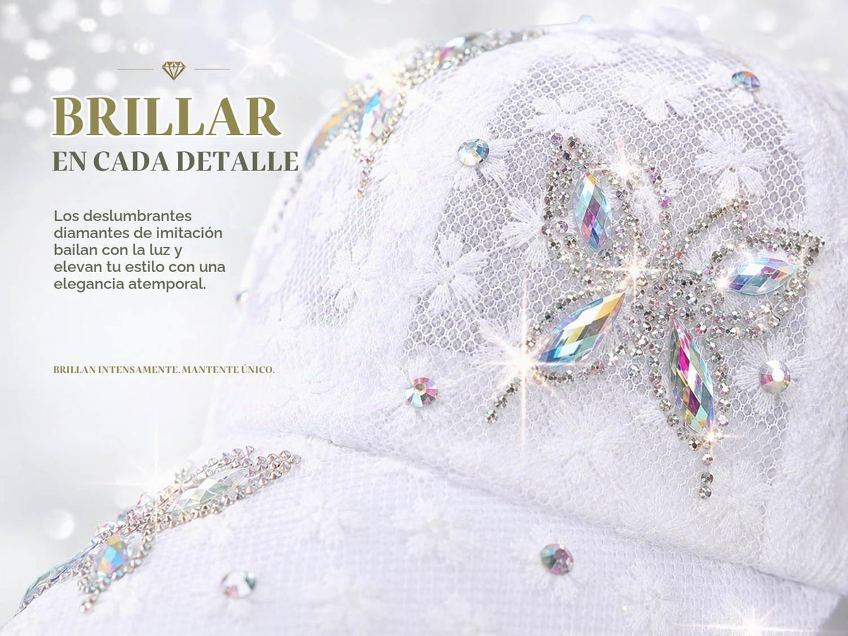 Bling Bling - Gorra de béisbol con diseño de mariposa para mujer, d...
