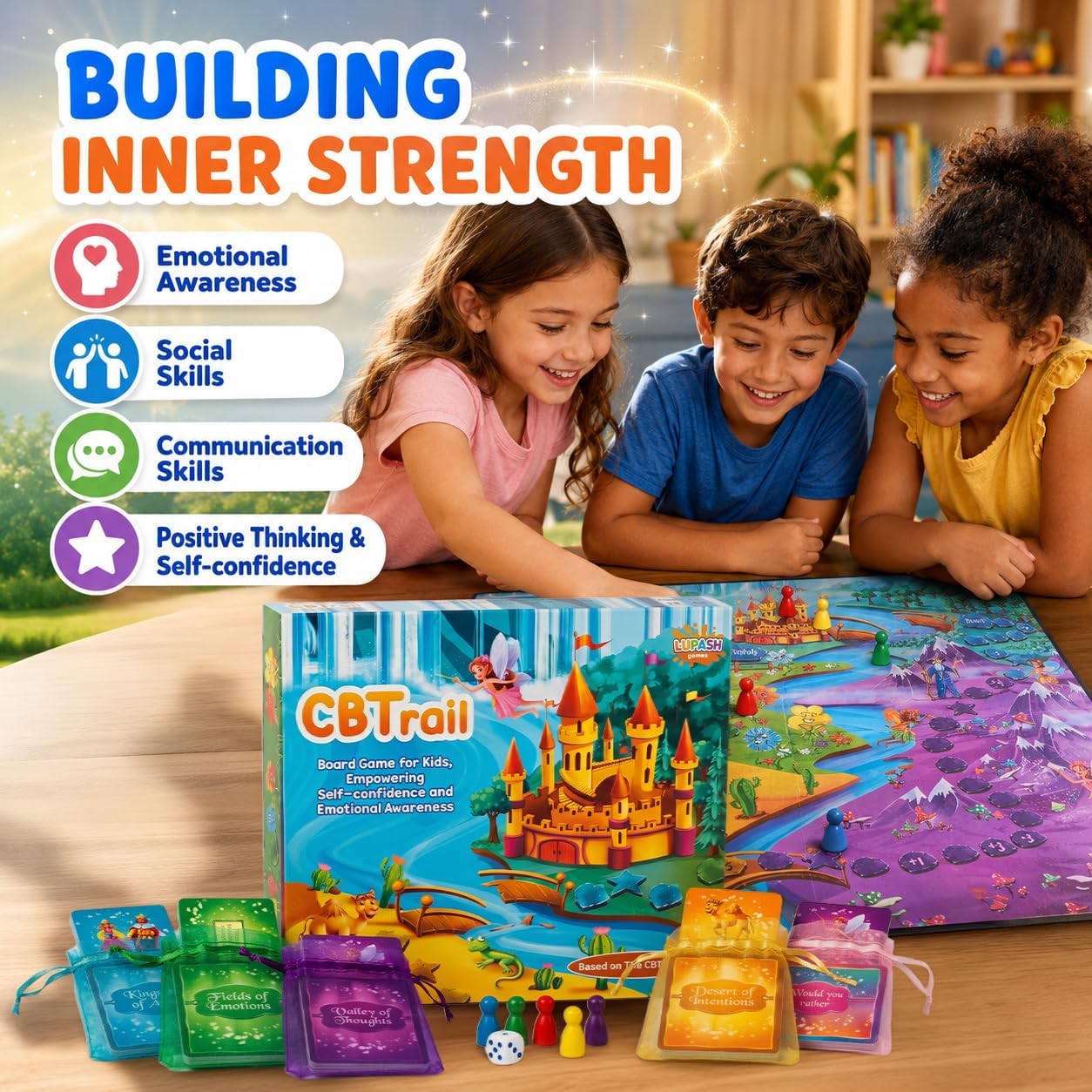 CBTrail - Juego de terapia para niños, juego emocional de TCC para...