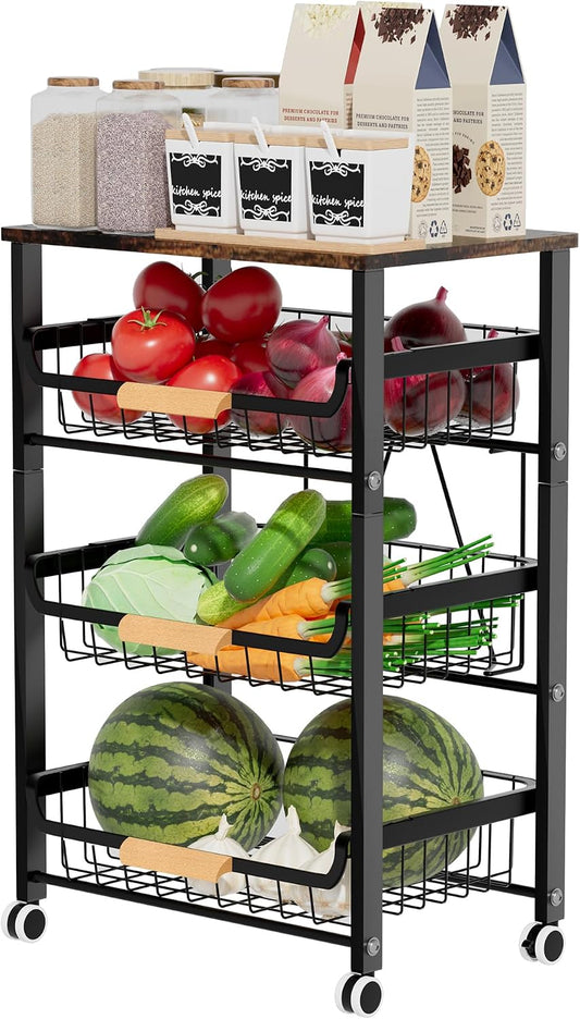 Uninol Cesta de frutas y verduras para cocina, organizadores y alma...