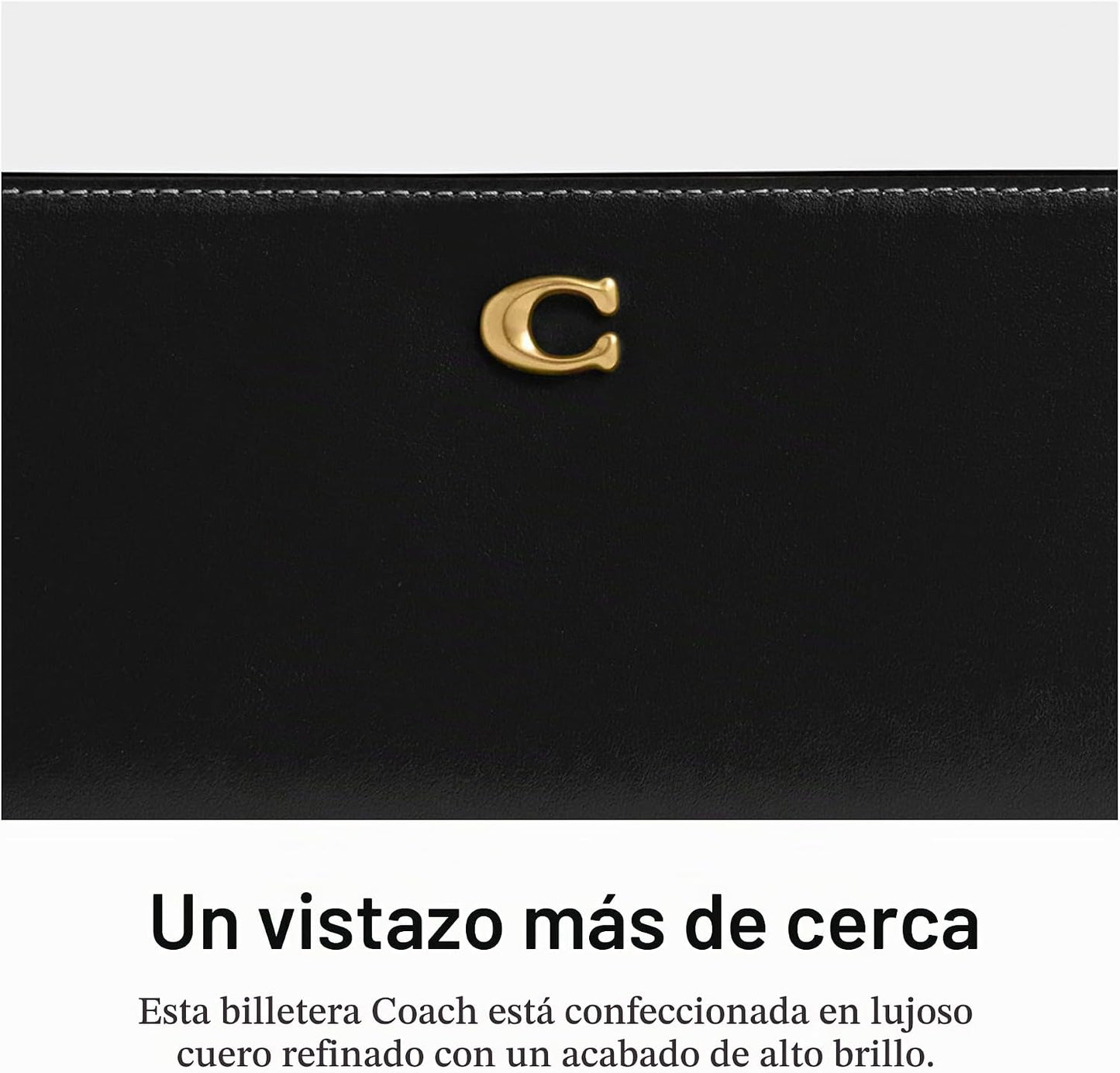 COACH Cartera delgada esencial