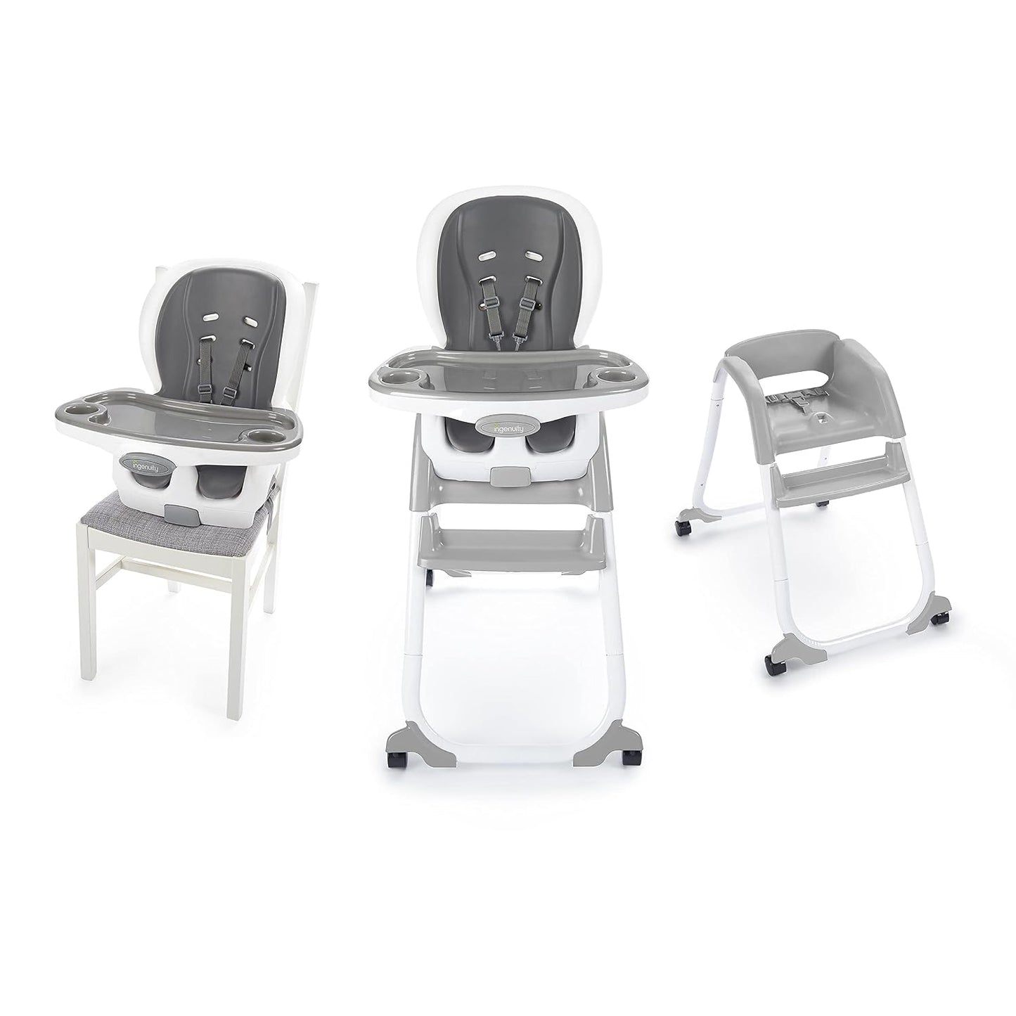 Ingenuity SmartClean Trio Elite - Silla alta convertible 3 en 1 par...
