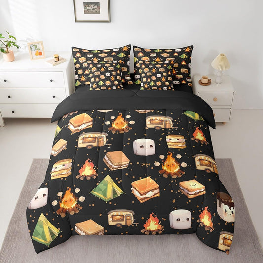 Erosebridal Juego de ropa de cama de 7 piezas para niños, ropa de c...