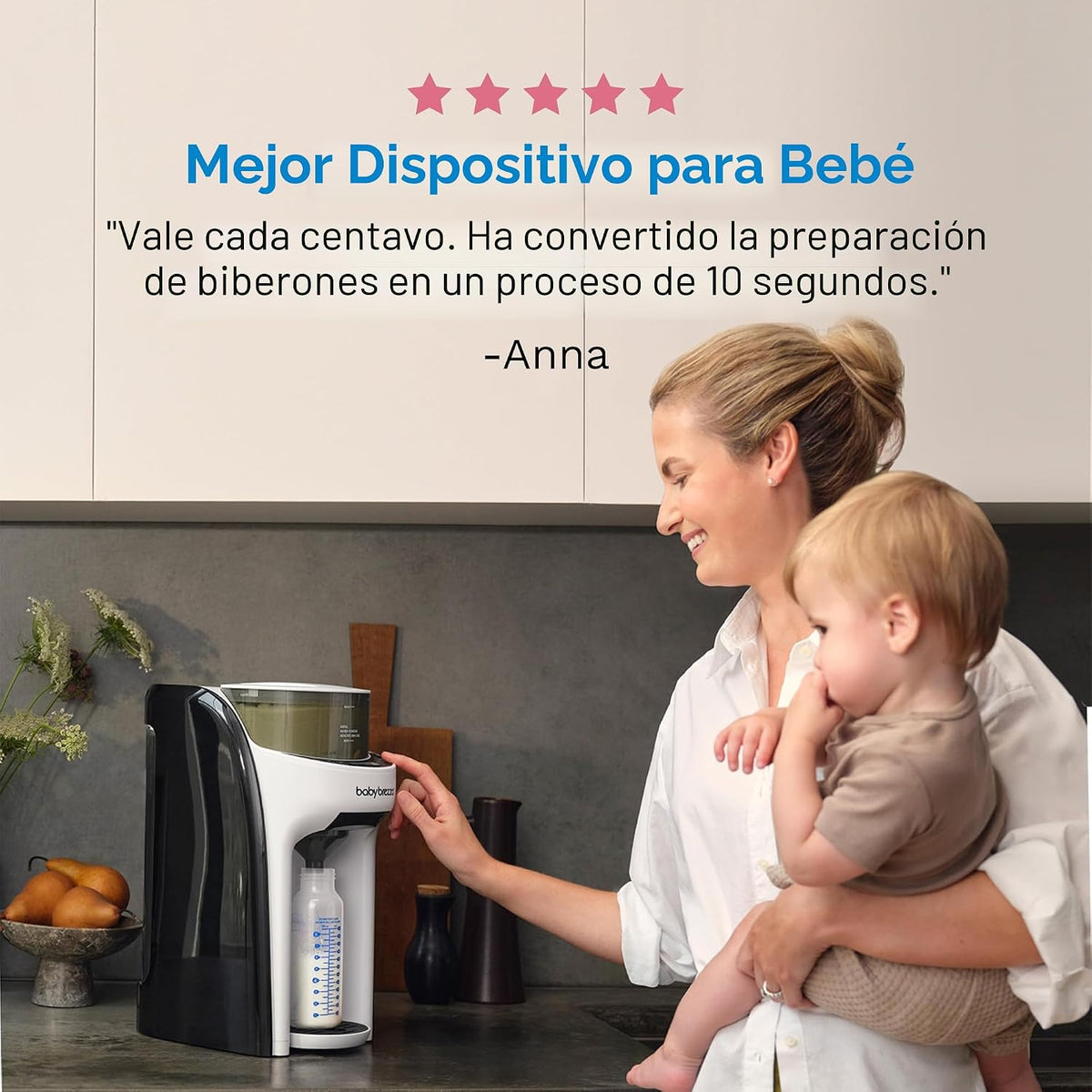Baby Brezza Dispensador de fórmula avanzado Formula Pro + máquina p...