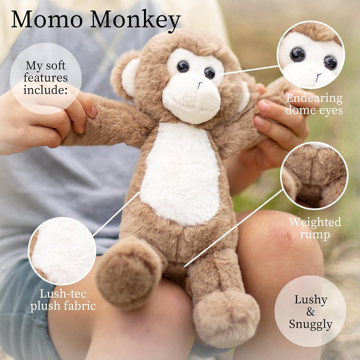 Peluche de animal de peluche más suave del mundo para bebé, niño pe...