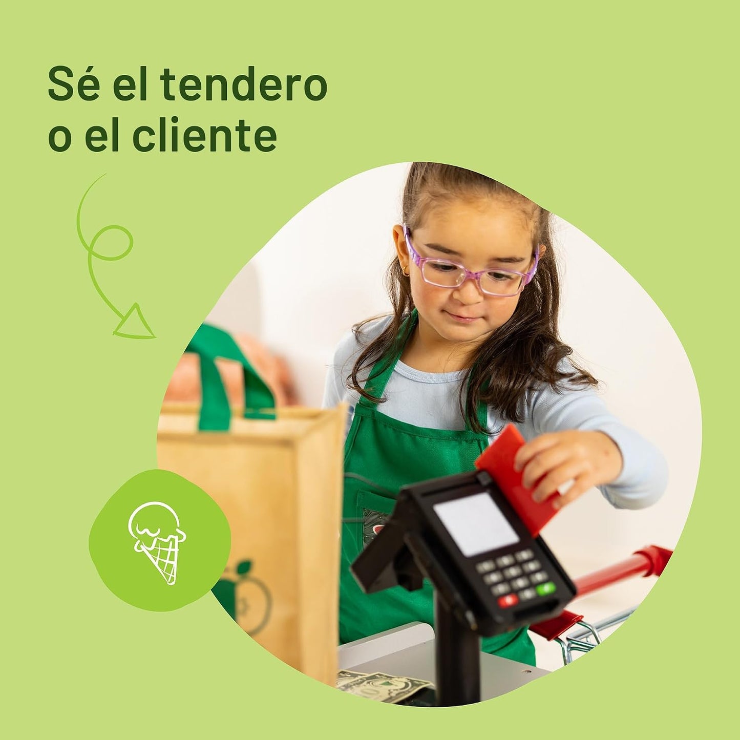 Melissa &amp; Doug - Minisúper para niños | Tienda de comestibles d...
