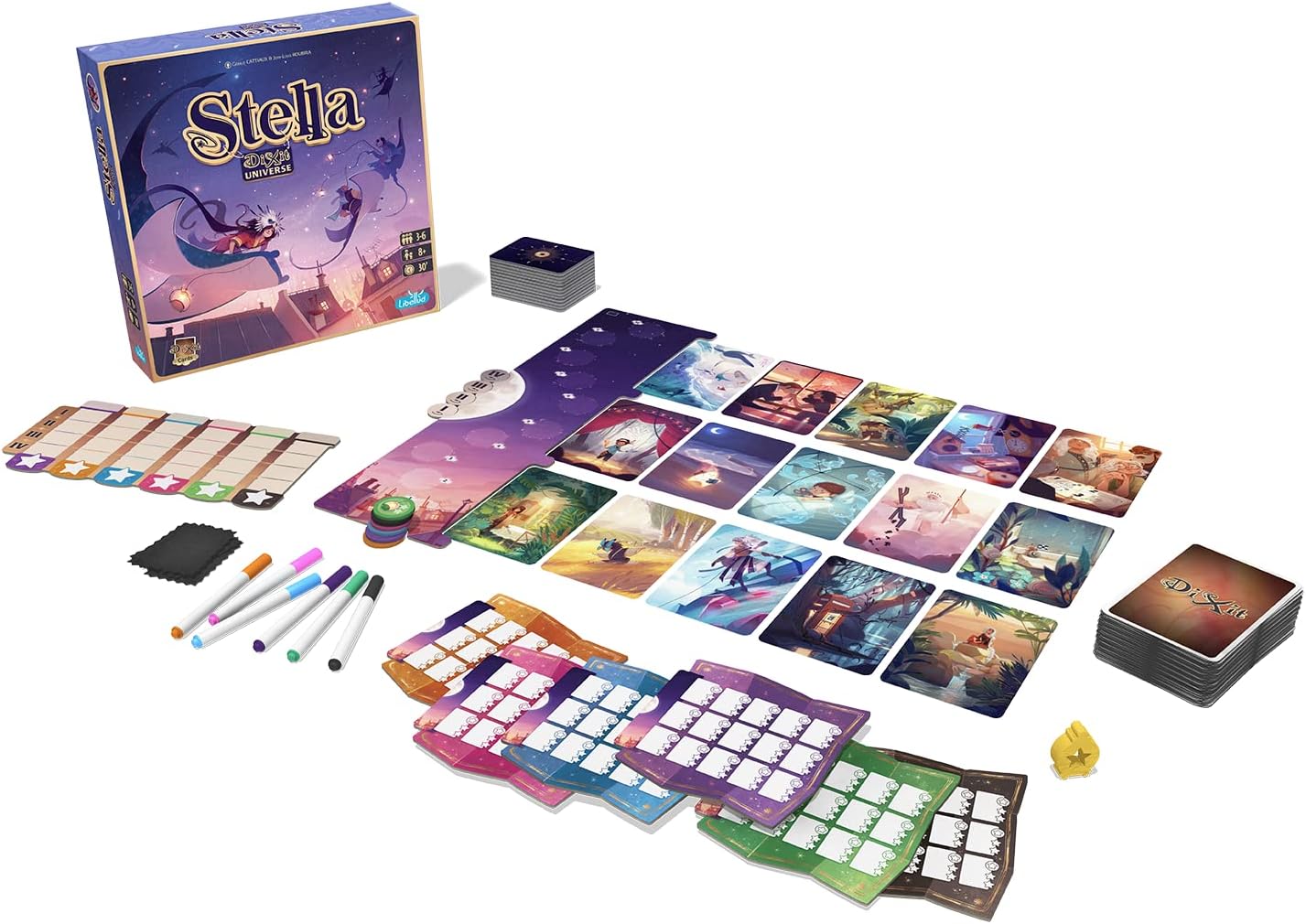 Asmodee Stella: Juego de mesa Dixit Universe - Asociación de imágen...