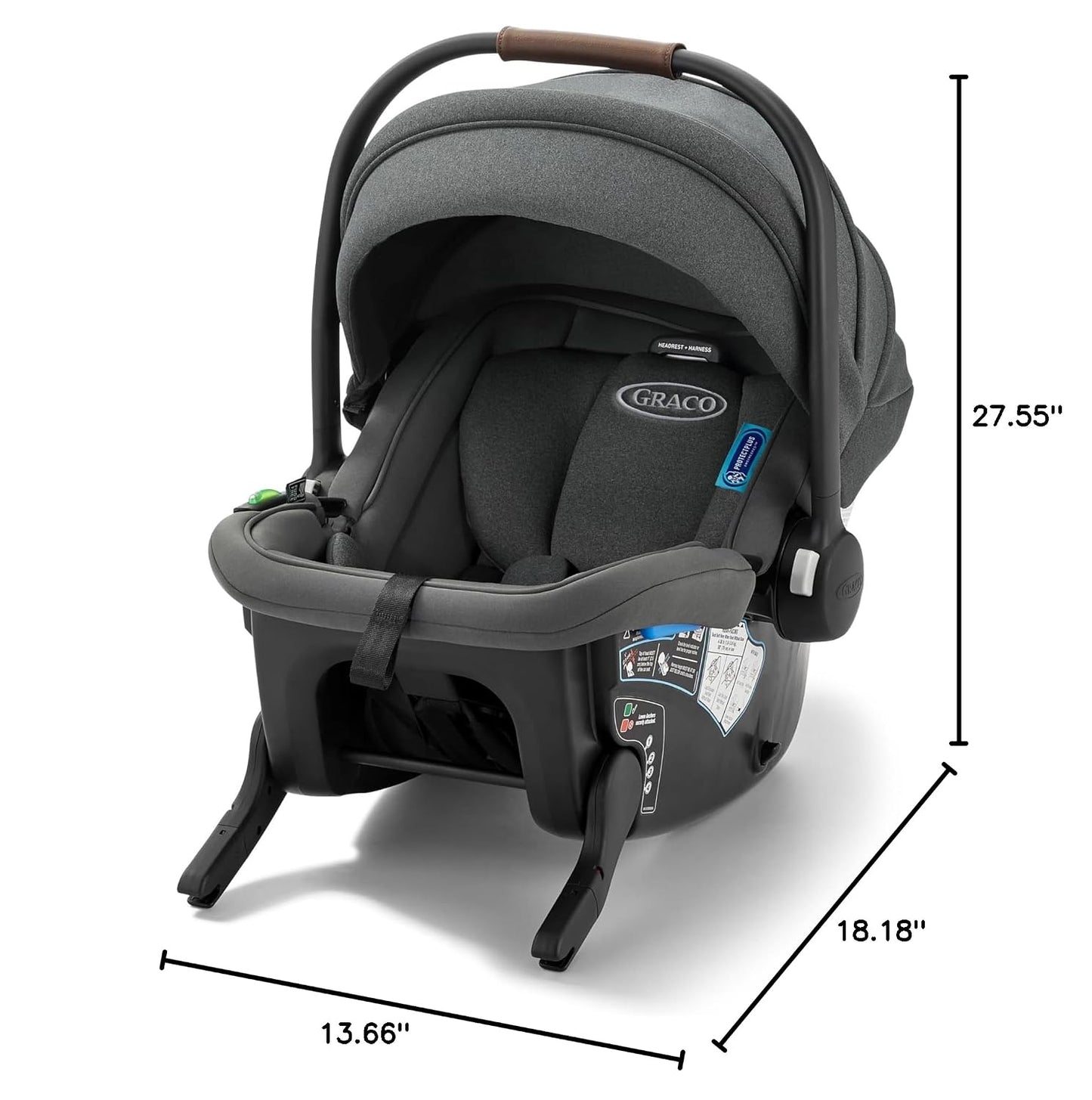 Silla de coche infantil Graco Gomax, silla de coche sin base con to...