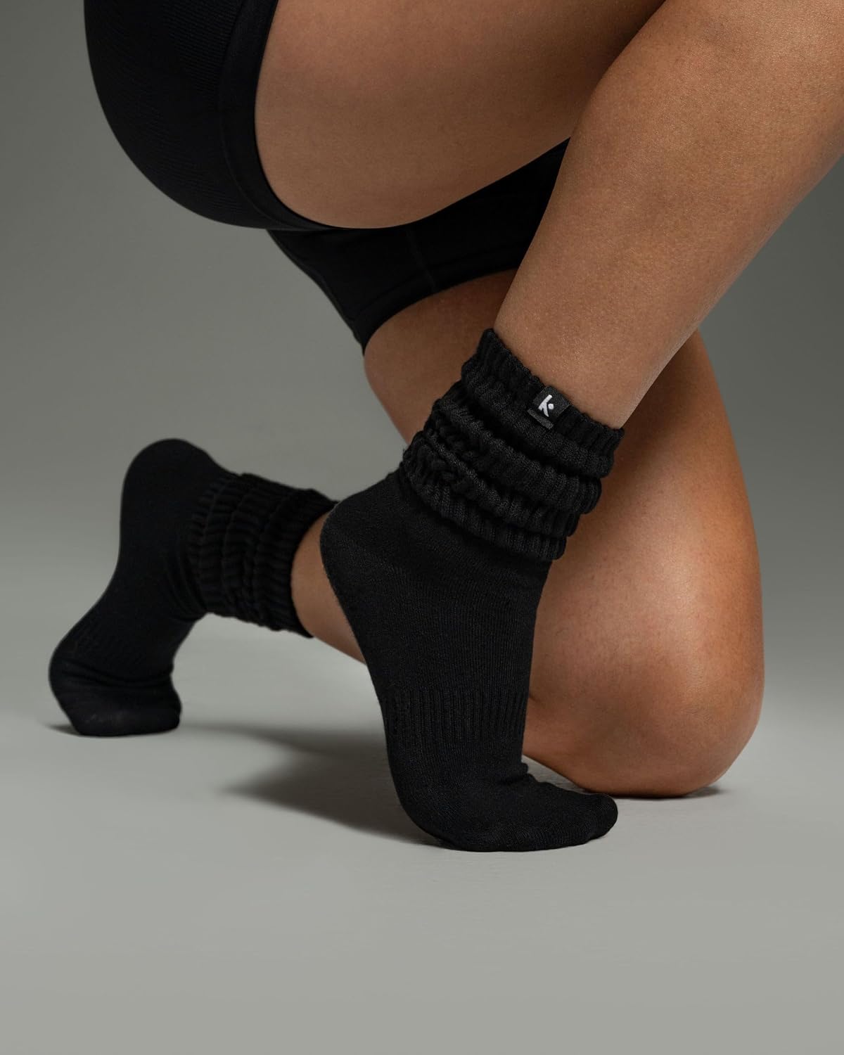 Kamo Fitness Calcetines de bota para mujer, largos y acogedores, 3...