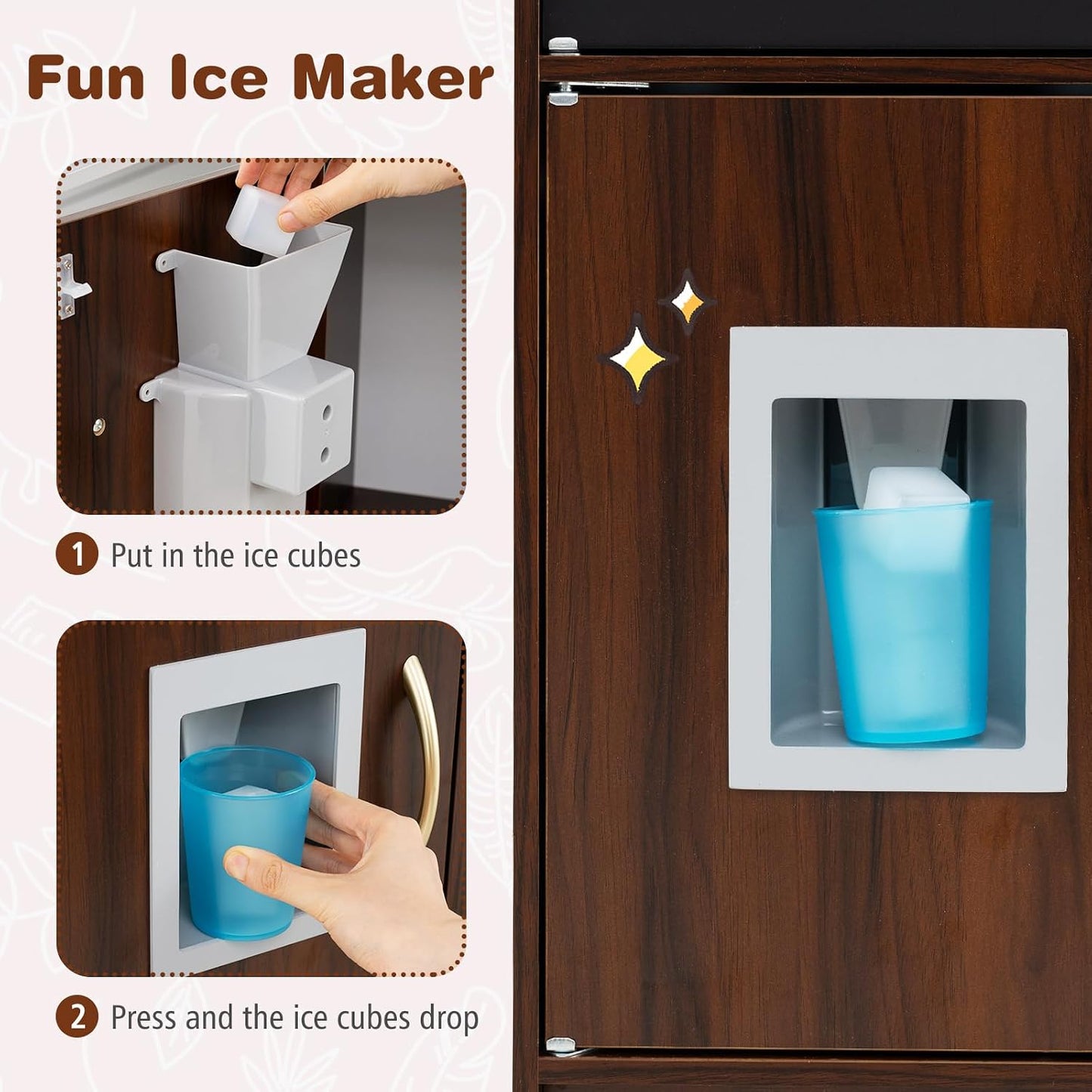 Costzon Juego de cocina para niños, juego de juguetes de cocina de...
