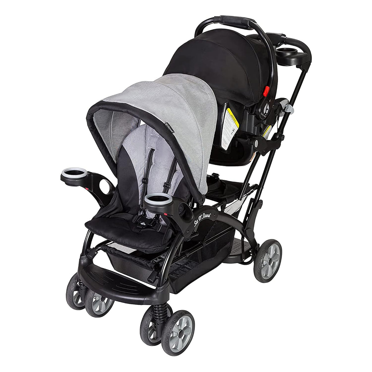 Baby Trend Sit N' Stand Ultra Stroller y EZ Flec Loc 32 - Base...