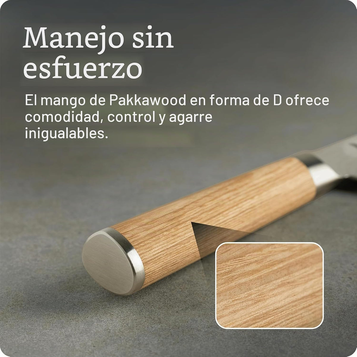 Shun Classic Blonde Cuchillo de Chef de 6", Cuchillo de Cocina...