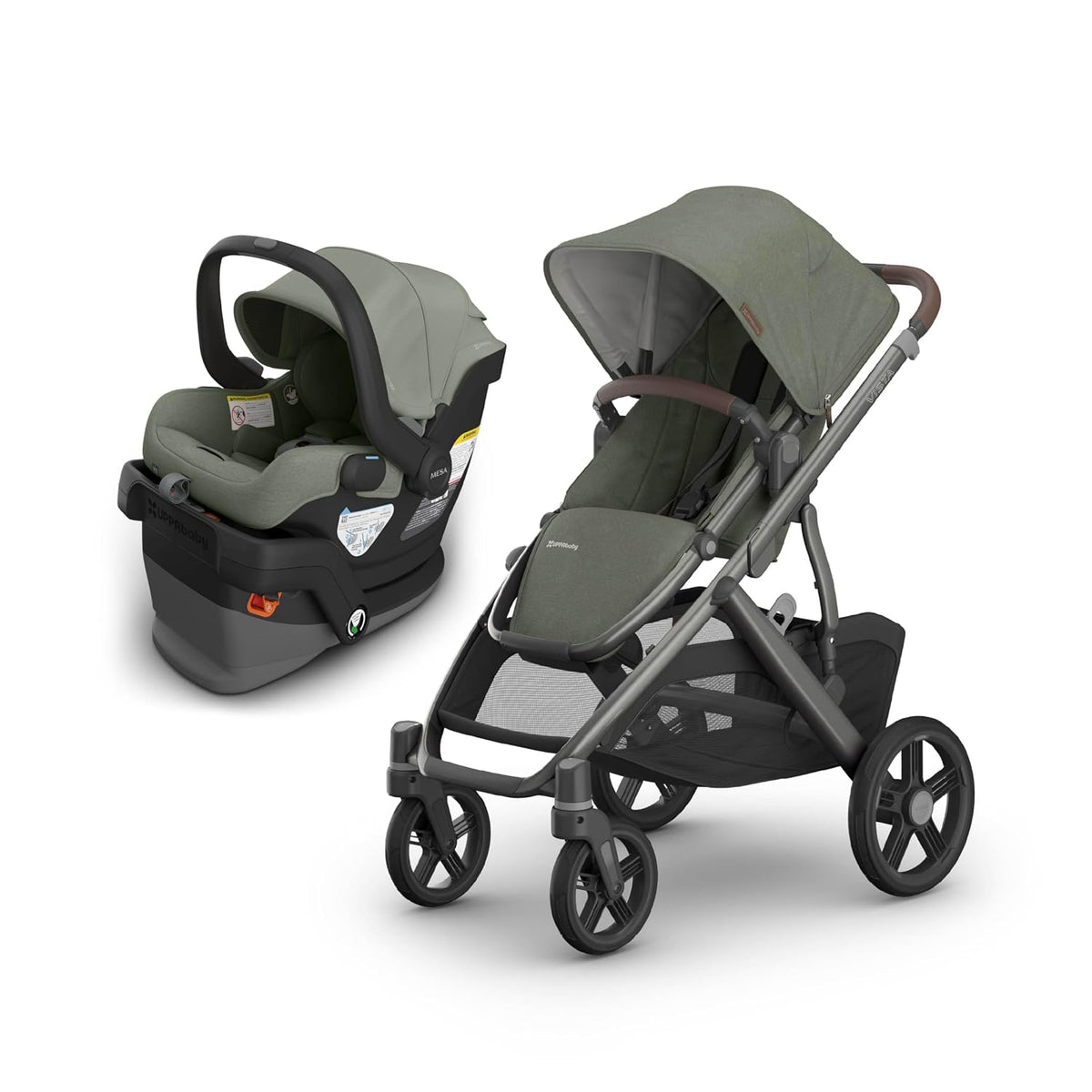 UPPAbaby Vista V3 Cochecito + Mesa V3 Sistema de viaje para asiento...