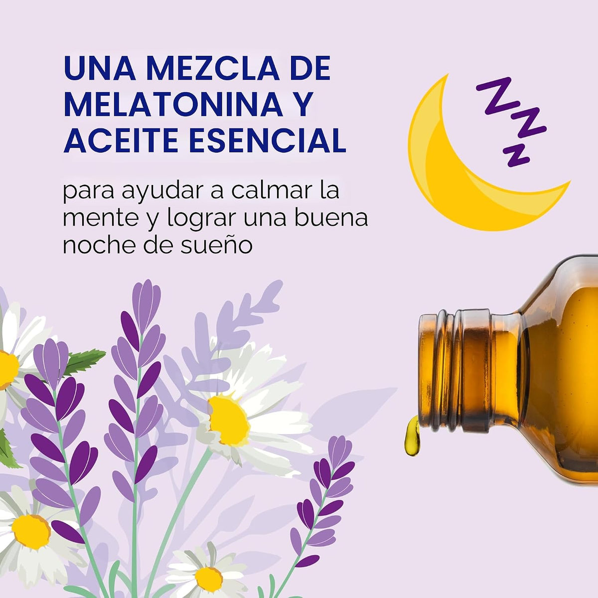 Dr Teal's - Aerosol para dormir con melatonina y mezcla de acei...