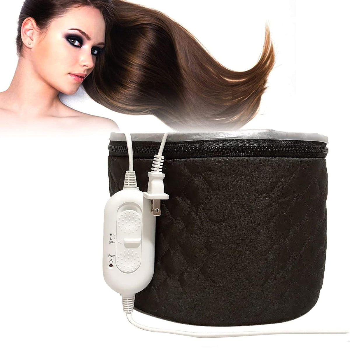 XNX Gorro eléctrico de 110 V, sombrero para el cuidado del cabello,...