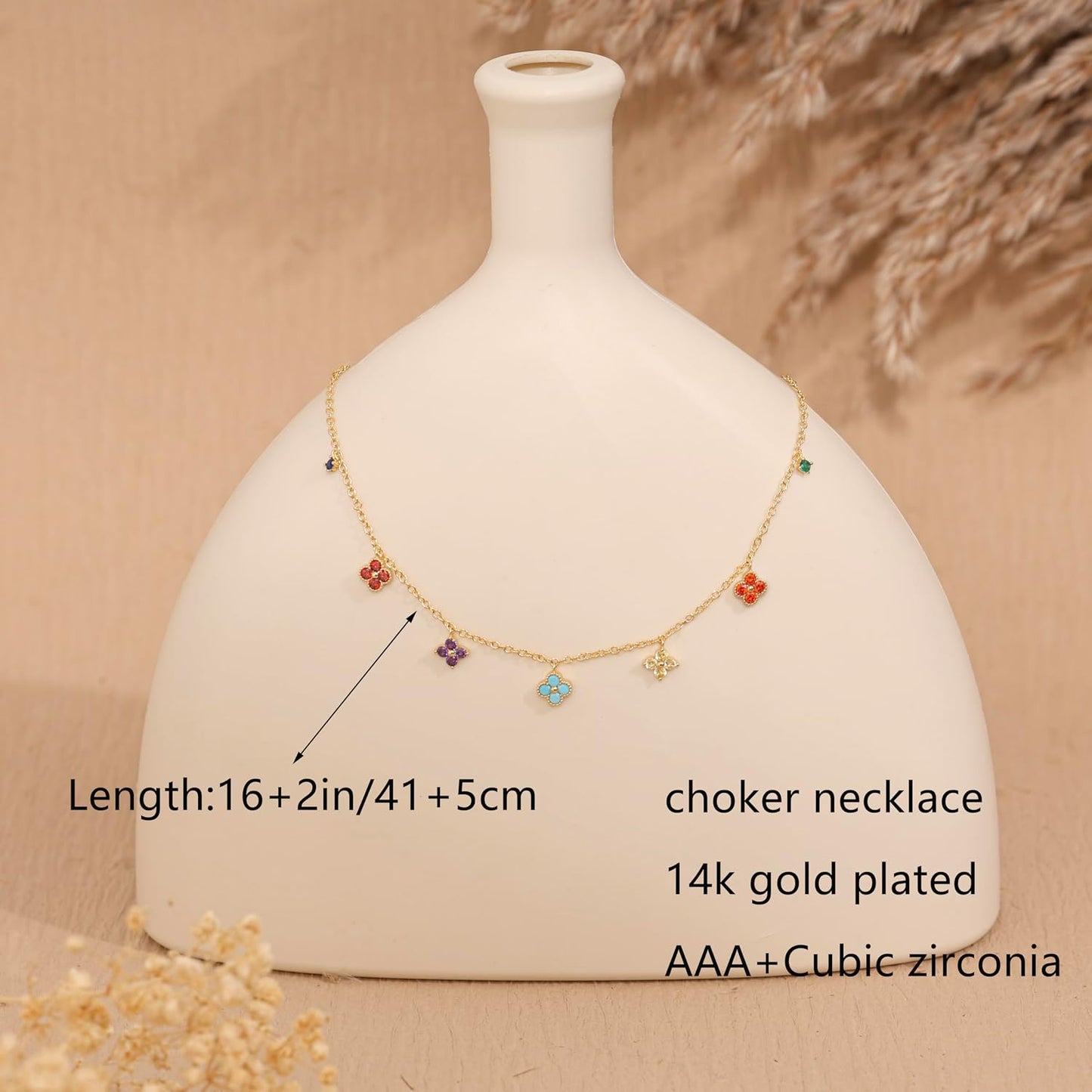 XIXINI Collar de oro para mujer, delicado collar con colgante de tr...