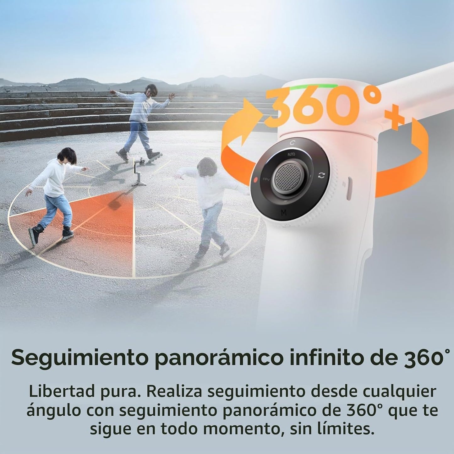 Insta360 Flow 2 Pro Vlog Bundle Blanco \u2013 Gimbal Plegable con I...