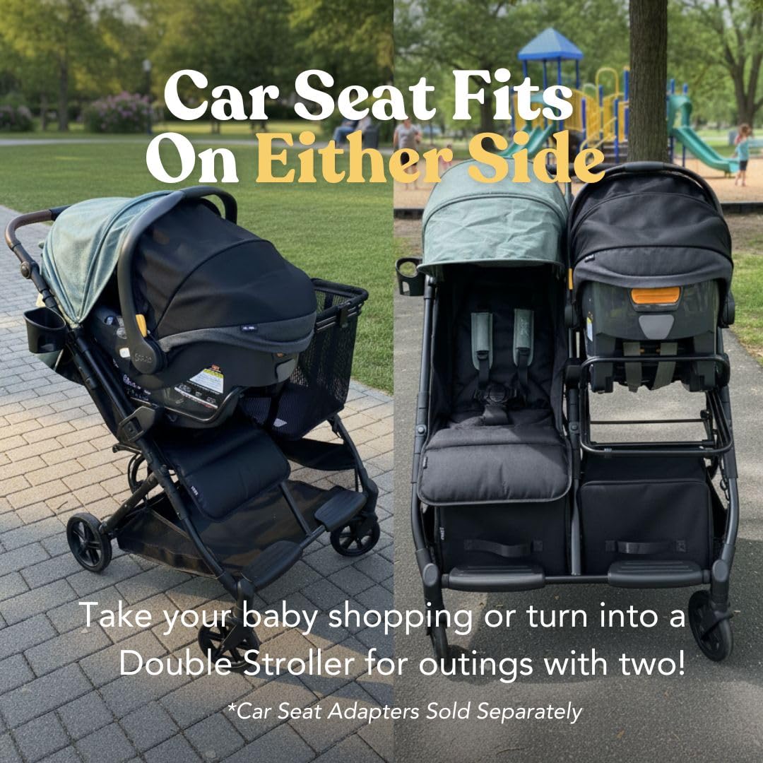 Strolee Baby+ v2 - Cochecito multiusos para bebés y niños pequeños...