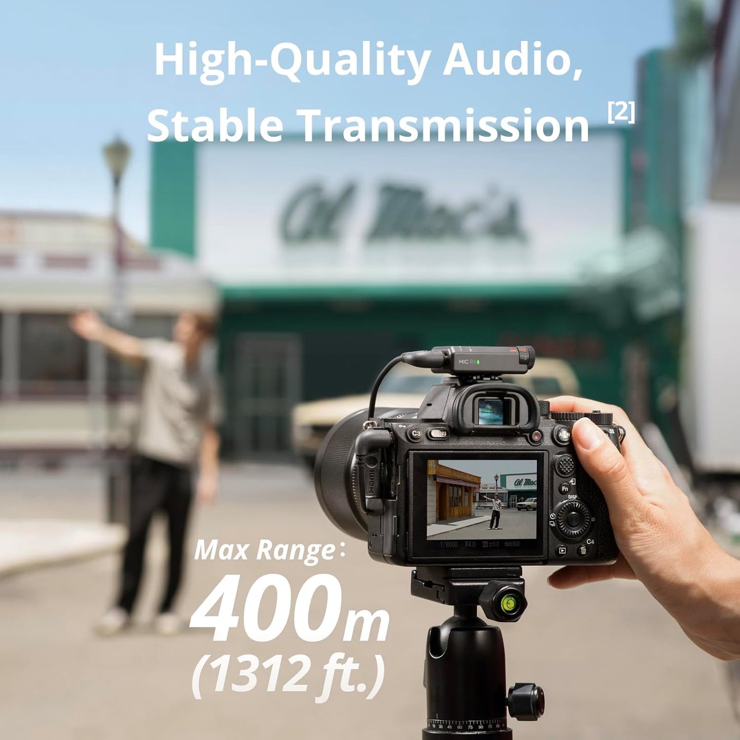 DJI Mic Mini (2 TX + 1 RX + estuche de carga) Micrófono inalámbrico...